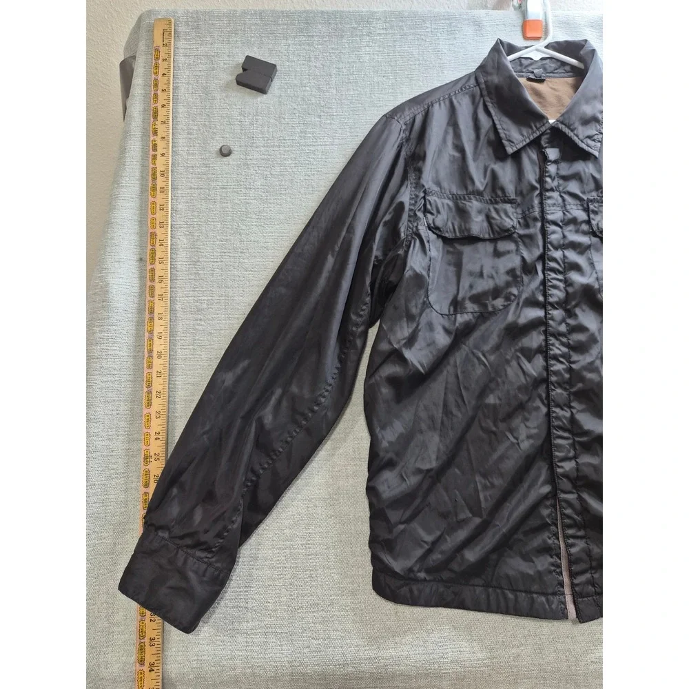 Volcom Windbreaker Jacket Mens Black Lined Winter Everyday Wear Casual Outdoor